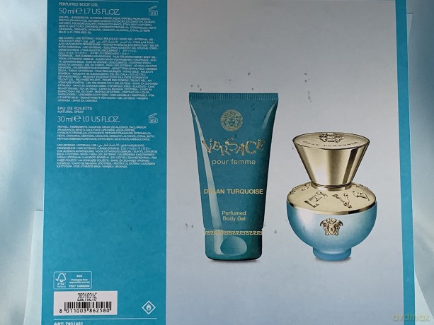 Versace Dylan Turquoise - EDT 30 ml + body gel 50 ml for women