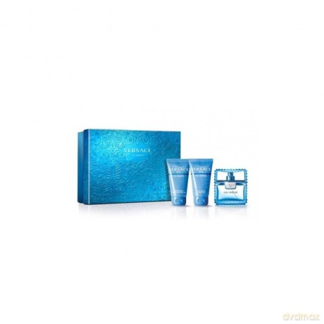 Versace Eau Fraiche Man - EDT 50 ml + shower gel 50 ml + aftershave 50 ml for men