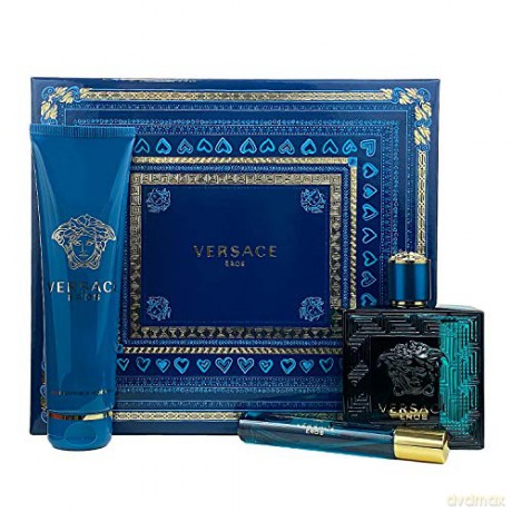 Versace Eros - EDT 100 ml + shower gel 150 ml + EDT 10 ml for men