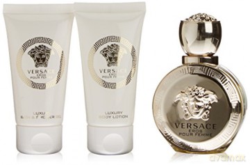 Versace Eros Pour Femme - EDP 50 ml + shower gel 50 ml + body lotion 50 ml for women