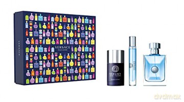 Versace Pour Homme - EDT 100 ml + solid deodorant 75 ml + EDT 10 ml for men