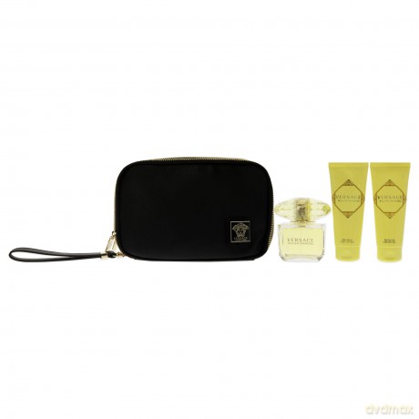 Versace Yellow Diamond - EDT 90 ml + body lotion 100 ml + shower gel 100 ml + cosmetic bag for women