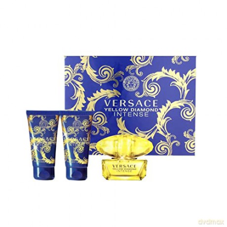 Versace Yellow Diamond Intense - EDP 50 ml + shower gel 50 ml + body lotion 50 ml for women