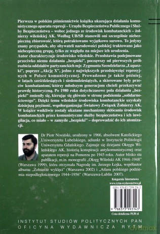 Działania Komunistycznego Aparatu Represji Wobec Środowisk Kombatantów Wileńskiej Ak 1945-1980 (twarda) - Piotr Niwiński [KSIĄŻKA]