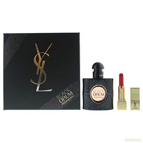 Yves Saint Laurent Black Opium - EDP 30 ml + lipstick 1.4 ml for women