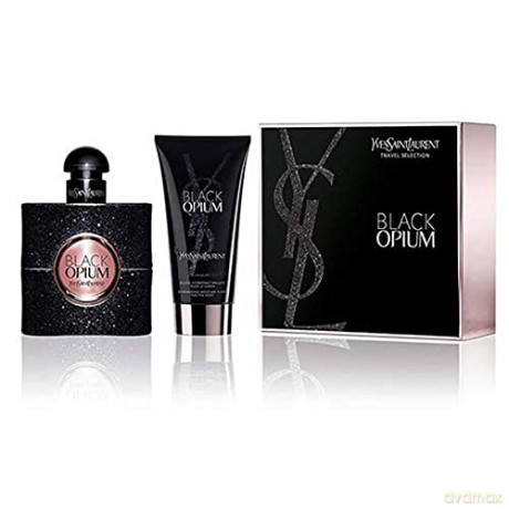 Yves Saint Laurent Black Opium - EDP 50 ml + body emulsion with glitter 50 ml for women
