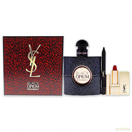 Yves Saint Laurent Black Opium - EDP 50 ml + eyeliner + lipstick for women