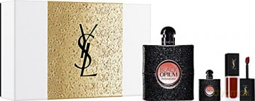 Yves Saint Laurent Black Opium - EDP 90 ml + lipstick 1.3 ml + mascara + cosmetic bag for women