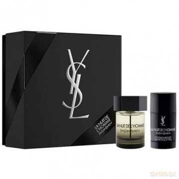 Yves Saint Laurent La Nuit De L´ Homme - EDT 100 ml + solid deodorant 75 ml for men