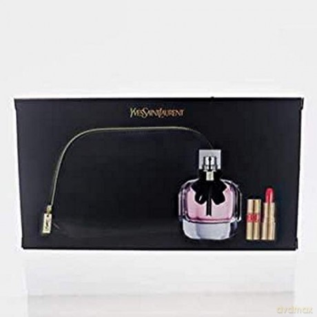 Yves Saint Laurent Mon Paris - EDP 90 ml + 1.6 g lipstick + cosmetic bag for women