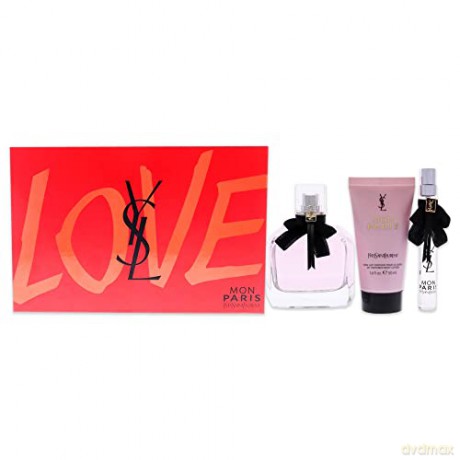 Yves Saint Laurent Mon Paris - EDP 90 ml + body lotion 50 ml + EDP 10 ml for women
