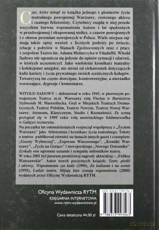 Czas Który Minął (twarda) - Witold Sadowy [KSIĄŻKA]