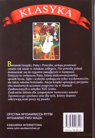 Patty I Priscilla (twarda) - Jean Webster [KSIĄŻKA]