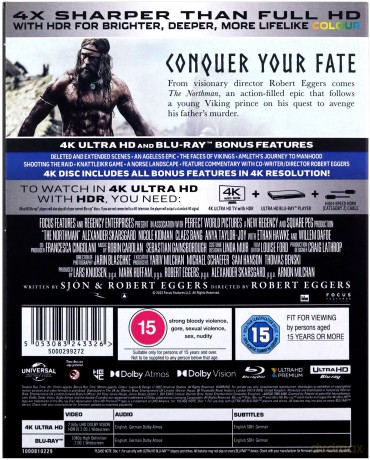 The Northman (Wiking) [Blu-Ray 4K]+[Blu-Ray]
