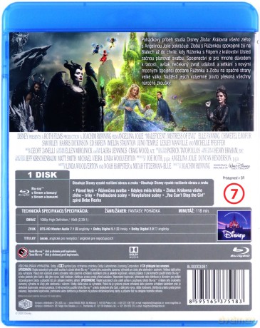 Maleficent: Mistress of Evil (Czarownica 2) (Disney) [Blu-Ray]