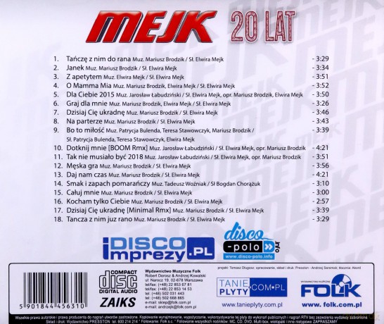 Mejk: 20 Lat [CD]