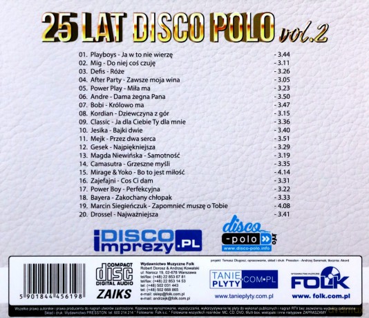 25 Lat Disco Polo vol. 2 [CD]