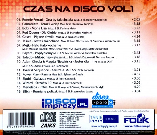 Czas Na Disco vol. 1 [CD]