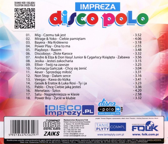 Impreza Disco Polo [CD]