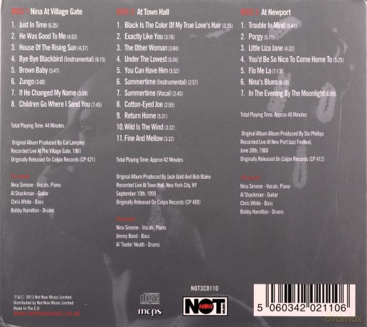 Nina Simone: Live Trilogy [3CD]