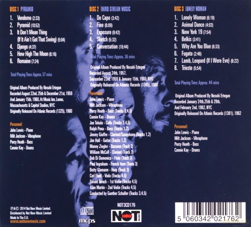 Modern Jazz Quartet Original Jazz Classics [3CD]