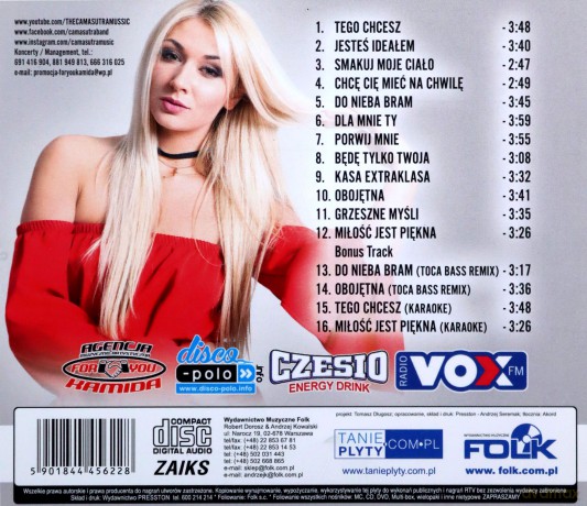 Camasutra: Tego Chcesz [CD]