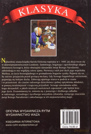Opowieść Wigilijna Klasyka (twarda) - Charles Dickens [KSIĄŻKA]