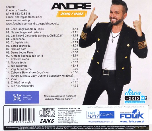 Andre: Żona i Mąż [CD]