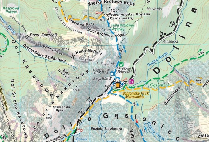 Mapa turystyczna - Tatry Polskie 1:30 000