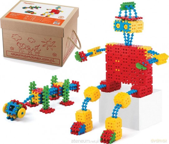 Klocki Świat robotów 258 el. karton [KLOCKI]