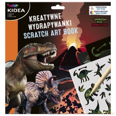Kreatywna wydrapywanka z szablonami B