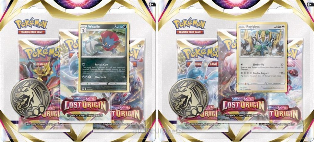 Pokemon TCG Lost Origin 3 Pack Blister Box [KARTY]
