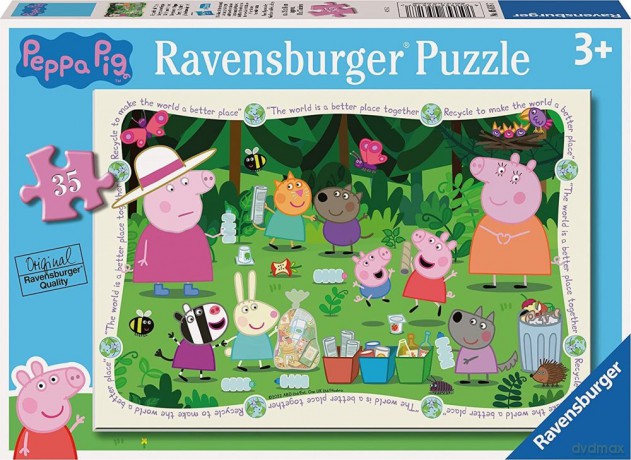 RAVENSBURGER 35 el. Świnka Peppa [PUZZLE]