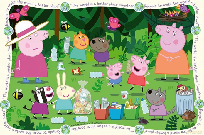 RAVENSBURGER 35 el. Świnka Peppa [PUZZLE]