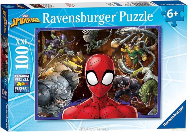 RAVENSBURGER XXL 100 el. Spiderman [PUZZLE]