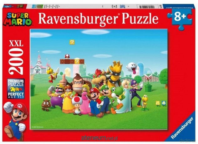 RAVENSBURGER XXL 200 el. Super Mario [PUZZLE]