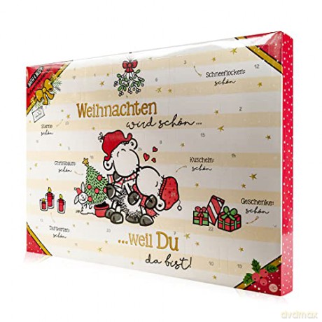 Accentra Kalendarz Adwentowy Sheepworld red