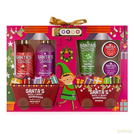 Accentra Body care gift set with Santa`s Workshop sponge