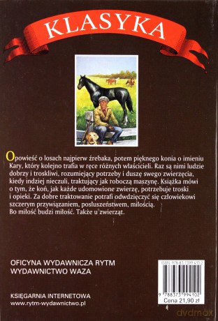 Mój Kary Klasyka (twarda) - Anna Sewell [KSIĄŻKA]
