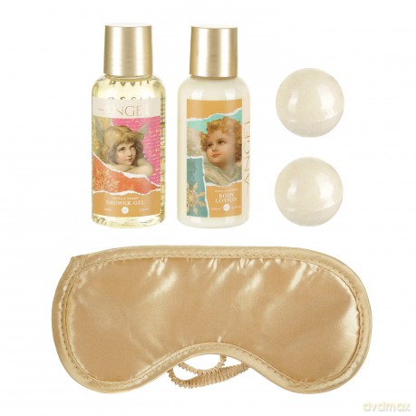 Accentra Gift set of bath care with sleeping mask Angel