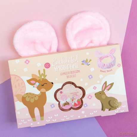 Accentra Hair care gift set with Enchanted Springtime headband