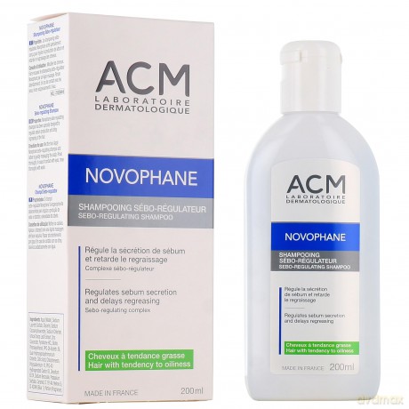 ACM Novophane (Sebo-Regulating Shampoo) 200 ml