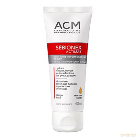 ACM Toning care for problematic skin Sébionex Actimat (Tinted Anti-imperfection Skincare Light Tint) 40 ml