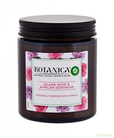 Air Wick Botanica scented candle Exotic rose and African geranium 205 g