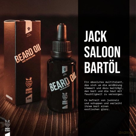 Angry Beards Beard oil Jack Saloon (Beard Oil) 30 ml