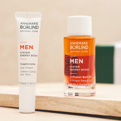 ANNEMARIE BORLIND 2-phase chin oil for men MEN System Energy Boost (2- Phase Beard Oil) 30 ml