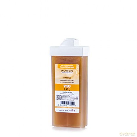 Arcocere Epilating wax for face Professional Wax Face Natura l Honey (Roll-On Cartidge) 100 ml