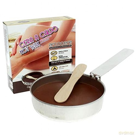 Arcocere Epilation wax with pan Cera A Caldo Chocolate (Hot Wax) 120 g