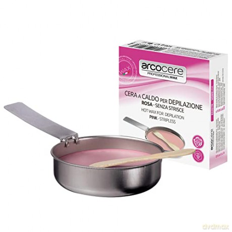 Arcocere Epilation wax with pan Cera A Caldo Pink (Hot Wax) 120 g