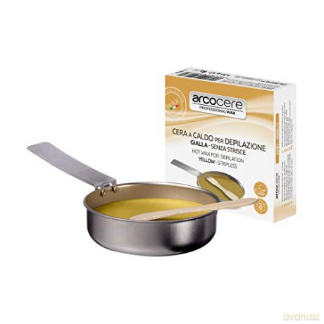 Arcocere Epilation wax with pan Professional Wax Yellow (Hot Wax) 120 g